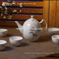 Chino de té drinkware Hueso de china de buena calidad 5pieces de té de cerámica conjunto